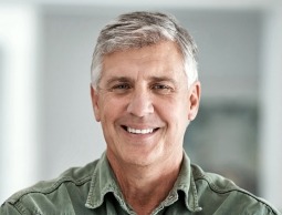 Man smiling after restorative dentistry